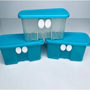Tupperware FridgeSmart Herb Keeper Teal